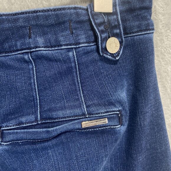 WHBM Jeans Sz 14 Extra High Rise Cargo Wide Leg Relaxed Fit Soft Trouser - Picture 7 of 14